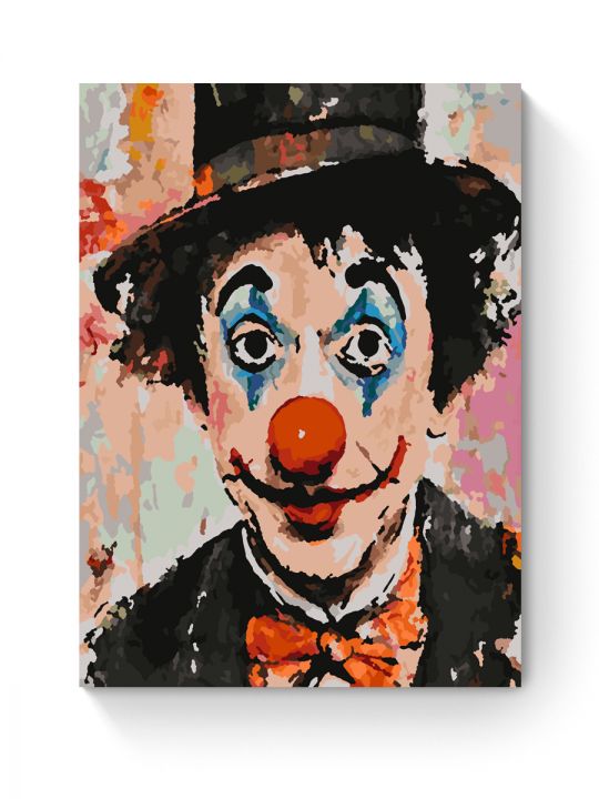 Картина по номерам на подрамнике «Клоун» 25x20 см