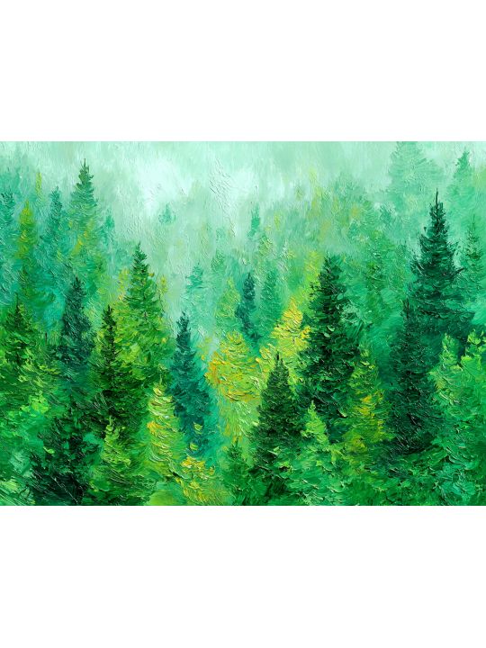 Картина интерьерная «Летний лес» холст 60x50 см