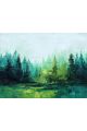 Картина интерьерная «Летний лес» холст 60x50 см