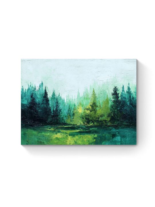 Картина интерьерная на подрамнике «Летний лес» 70x50 см