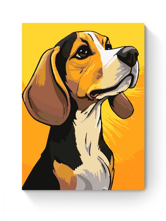 Картина по номерам на подрамнике «Бигль» 25x20 см Картина по номерам на подрамнике «Бигль» 25x20 см