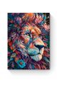 Картина по номерам на подрамнике «Цветочный лев» 70x50 см