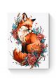 Картина по номерам на подрамнике «Лисица» 70x50 см