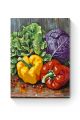 Картина по номерам на подрамнике «Спелые овощи» 70x50 см