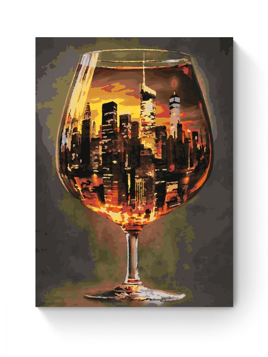 Картина по номерам на подрамнике «Отражение» 70x50 см