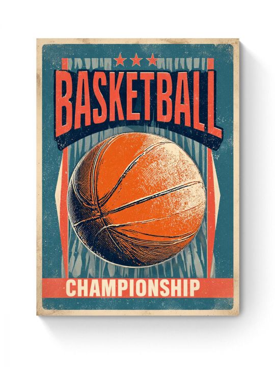 Картина интерьерная на подрамнике «Баскетбол» 70x50 см Картина интерьерная на подрамнике «Баскетбол» 70x50 см