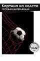 Картина интерьерная «Мяч в воротах» холст 18x24 см