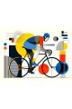 Картина интерьерная «Велоспорт» холст 60x50 см