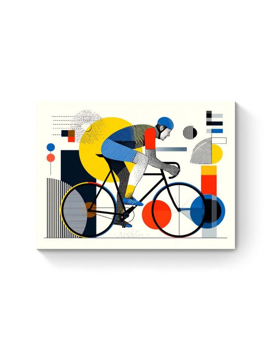 Картина интерьерная на подрамнике «Велоспорт» 40x30 см