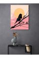 Картина интерьерная «Птичка» холст 60x50 см