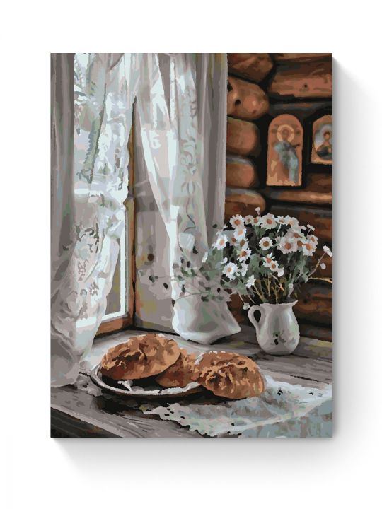 Картина по номерам на подрамнике «Горница» 70x50 см