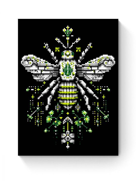 Картина интерьерная на подрамнике «Пчела» 40x30 см