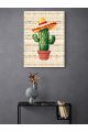Картина интерьерная «Кактус» холст 25x35 см