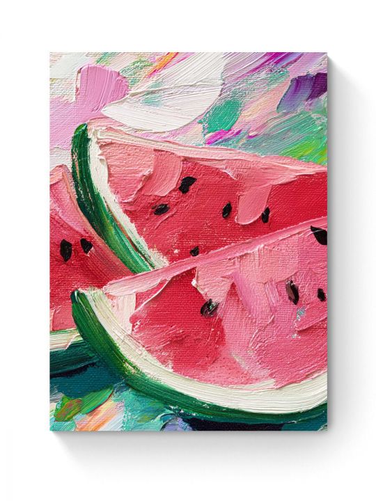 Картина интерьерная на подрамнике «Арбузик» 70x50 см Картина интерьерная на подрамнике «Арбузик» 70x50 см