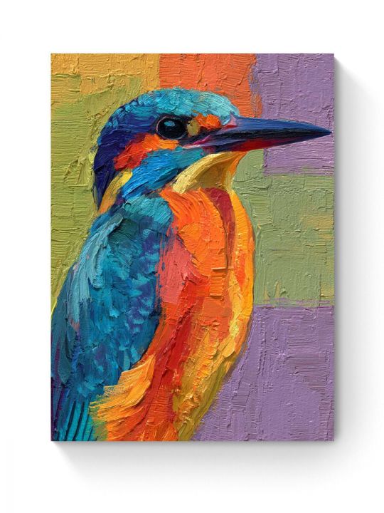 Картина интерьерная на подрамнике «Птичка» 70x50 см