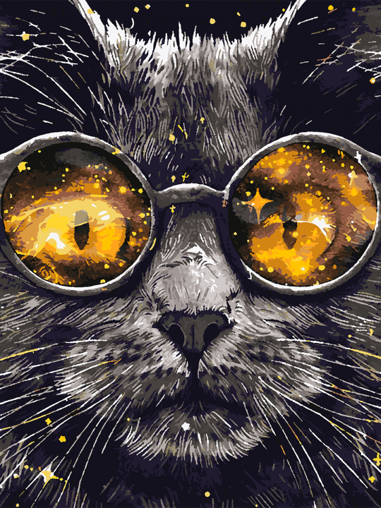 Картина по номерам без подрамника «Британец» 90x70 см Картина по номерам без подрамника «Британец» 90x70 см