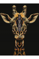 Картина по номерам без подрамника «Арт жираф» 130x100 см