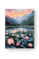 Картина по номерам на подрамнике «Лотосы» 70x50 см