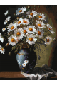 Картина по номерам без подрамника «Букет ромашек» 70x50 см