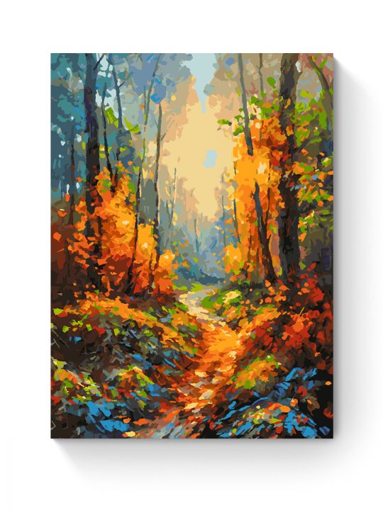 Картина по номерам на подрамнике «Краски осени» 70x50 см Картина по номерам на подрамнике «Краски осени» 70x50 см
