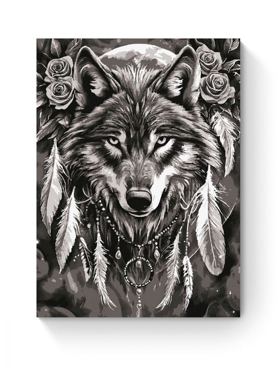 Картина по номерам на подрамнике «Страж снов» 90x70 см Картина по номерам на подрамнике «Страж снов» 90x70 см