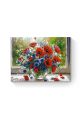 Картина по номерам на подрамнике «Букет маков» 70x50 см