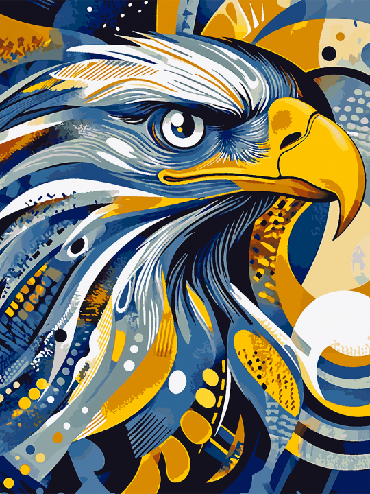 Картина по номерам без подрамника «Стрит арт» 130x100 см Картина по номерам без подрамника «Стрит арт» 130x100 см