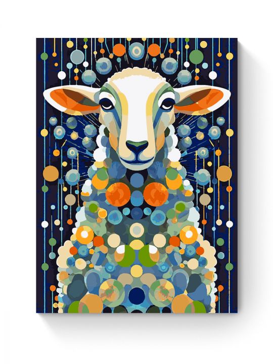 Картина по номерам на подрамнике «Арт овечка» 90x70 см