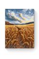 Картина по номерам на подрамнике «Поле пшена» 90x70 см