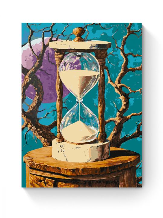 Картина по номерам на подрамнике «Песочные часы» 90x70 см