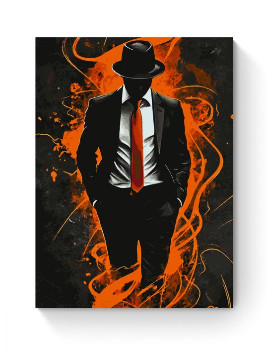 Картина по номерам на подрамнике «Мистер Икс» 90x70 см