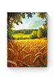 Картина по номерам на подрамнике «Поле пшеницы» 90x70 см