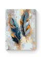 Картина по номерам на подрамнике «Перья птиц» 90x70 см