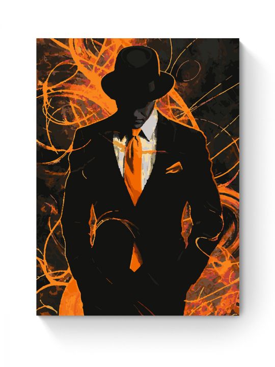 Картина по номерам на подрамнике «Мистер Икс» 70x50 см