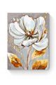 Картина по номерам на подрамнике «Белый цветок» 70x50 см