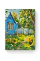 Картина по номерам на подрамнике «Деревенька» 70x50 см