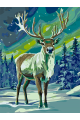 Картина по номерам на подрамнике «Олень» 70x50 см