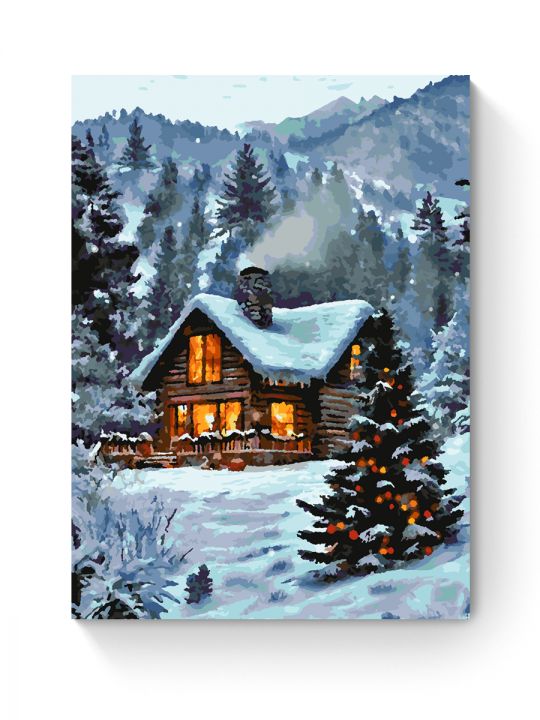 Картина по номерам на подрамнике «Рождество» 70x50 см Картина по номерам на подрамнике «Рождество» 70x50 см