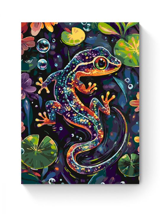 Картина по номерам на подрамнике «Саламандра» 70x50 см