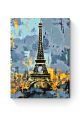 Картина по номерам на подрамнике «Башня Парижа» 70x50 см