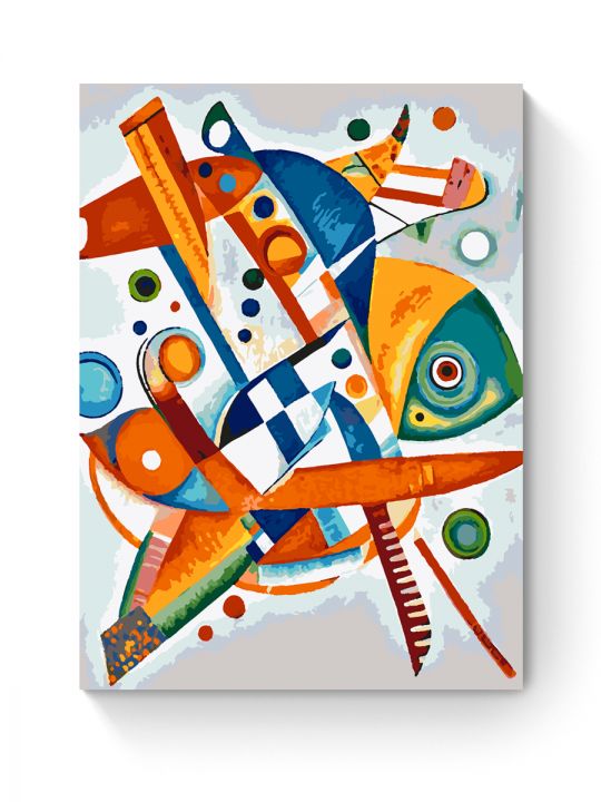 Картина по номерам на подрамнике «Аквариум» 70x50 см