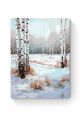 Картина по номерам на подрамнике «Зимний лес» 70x50 см
