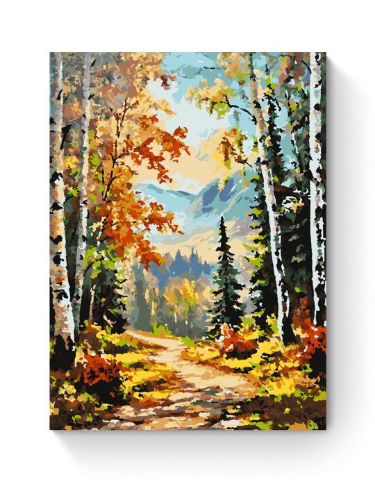 Картина по номерам на подрамнике «Краски осени» 70x50 см