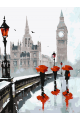 Картина по номерам без подрамника «Лондон» 70x50 см