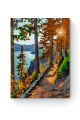 Картина по номерам на подрамнике «Закат у озера» 70x50 см
