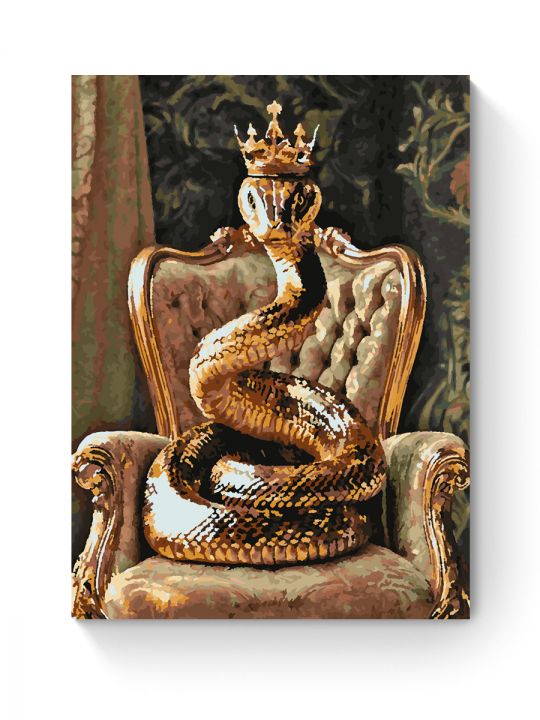 Картина по номерам на подрамнике «Королева змей» 70x50 см