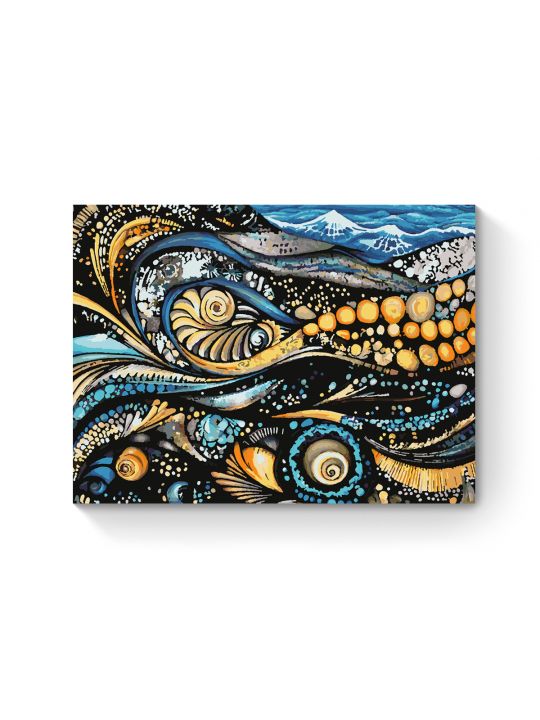 Картина по номерам на подрамнике «Морская тайна» 70x50 см