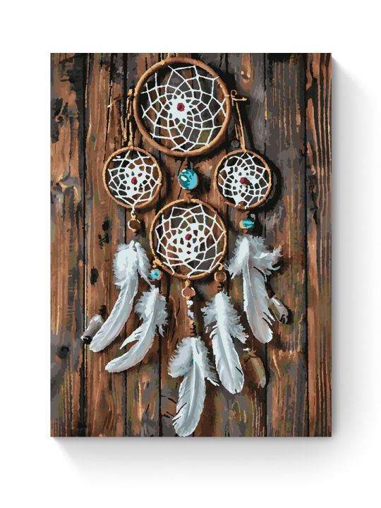 Картина по номерам на подрамнике «Ловец снов» 70x50 см