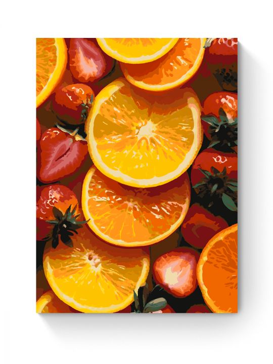 Картина по номерам на подрамнике «Яркий вкус» 70x50 см