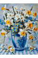 Картина по номерам на подрамнике «Нарциссы» 70x50 см